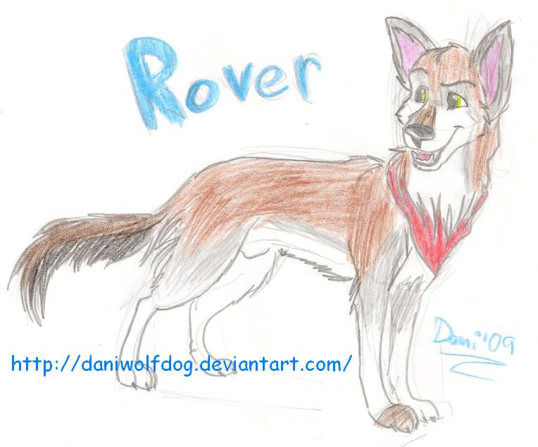 Rover standing...so hot by DaniWolfdog on DeviantArt