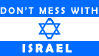 Don't mess with Israel stamp by DaniWolfdog