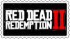 Red Dead Redemption II stamp by DeathMetalWeavile201