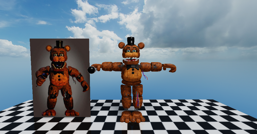 Freddy's Pizzeria 1987 Animatronics! - Roblox