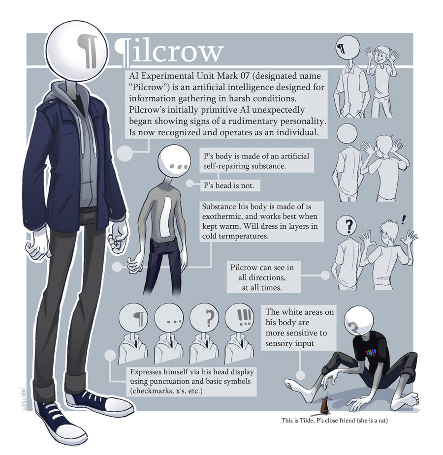 Pilcrow Reference Sheet