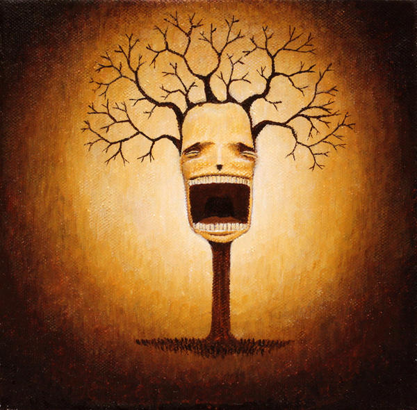 Tree Drawing Screech Screaming Tree by Flip-Wood on DeviantArt