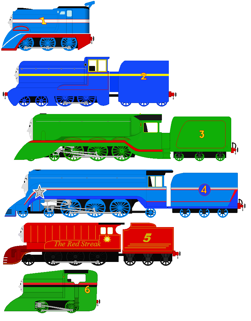 Thomas and friends streamlined top engines