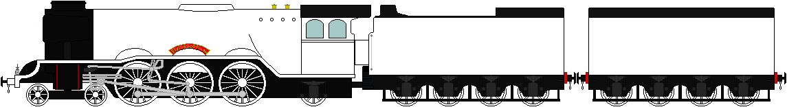 Engine Base #9: LNER A1/A3 w/ Extra Tender by indominus4356 on DeviantArt