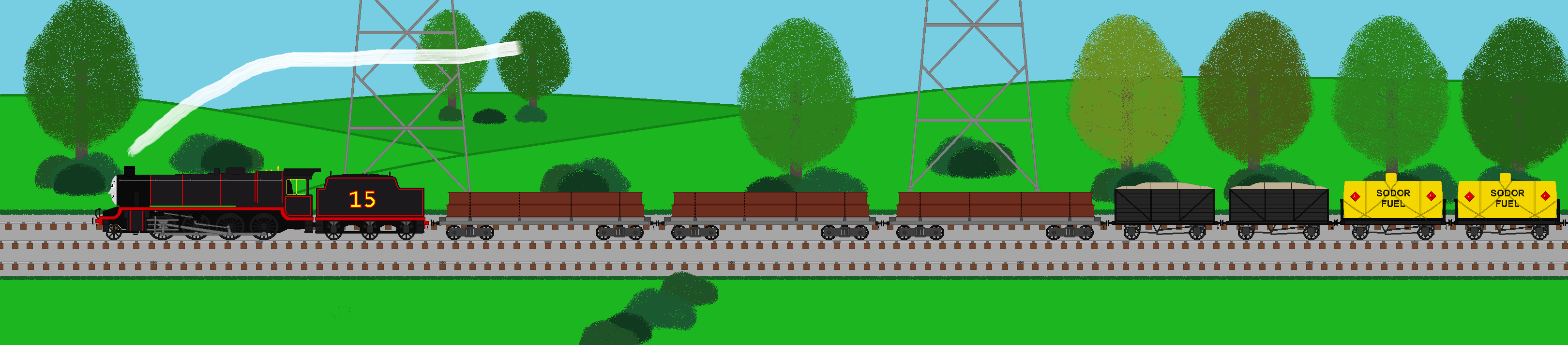 Delivering the 10:50 Goods train by indominus4356 on DeviantArt