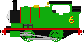 Percy the Saddle Tank (my headcannon) by indominus4356