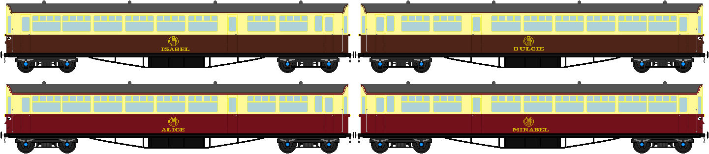 The GWR Autocoaches by indominus4356 on DeviantArt