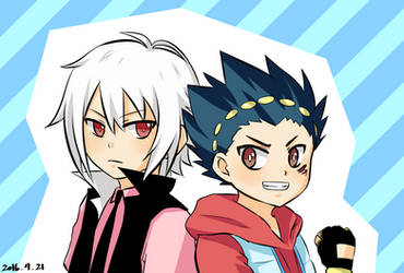 Beyblade Burst - Shu and Aoi