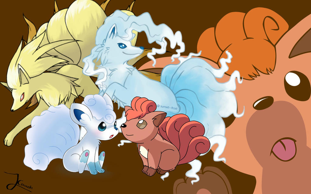 Vulpix Backround Vulpix evolution background/wallpaper by Jaceymon on DeviantArt
