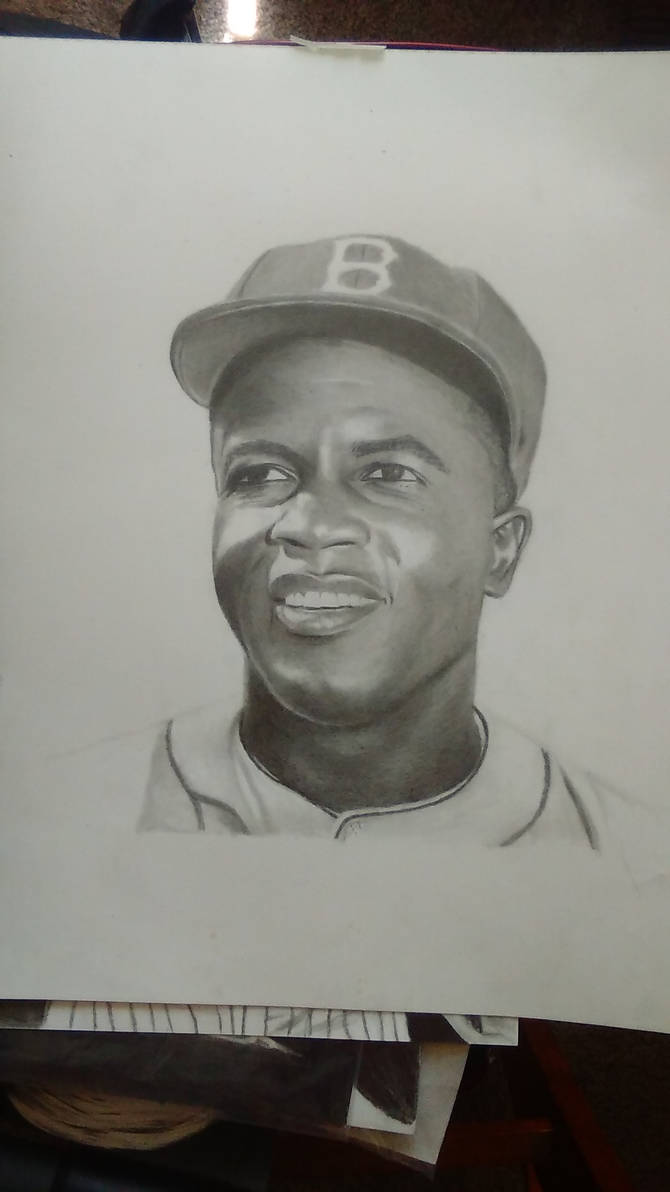 Jackie Robinson drawing by cdudley25 on DeviantArt