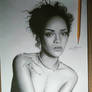 Drawing of Rihanna