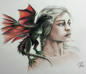 Daenerys and Drogon