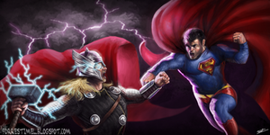 Thor vs Superman Redone