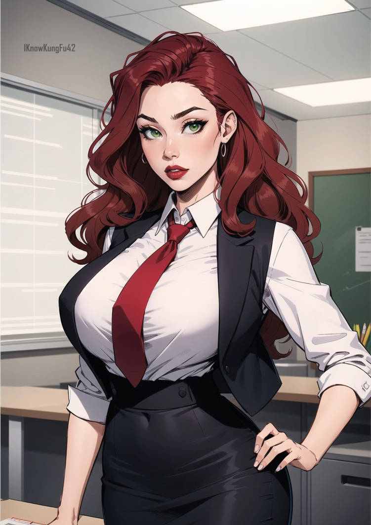 Office Redhead By IKnowKungFu42 On DeviantArt office-redhead-by-iknowkungfu42-on-deviantart