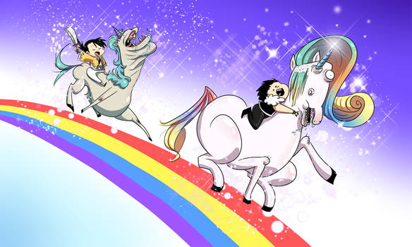 Ling and Greed OVER THE RAINBOWWWWWWWWW~~*