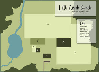 Map of Little Creek Ranch