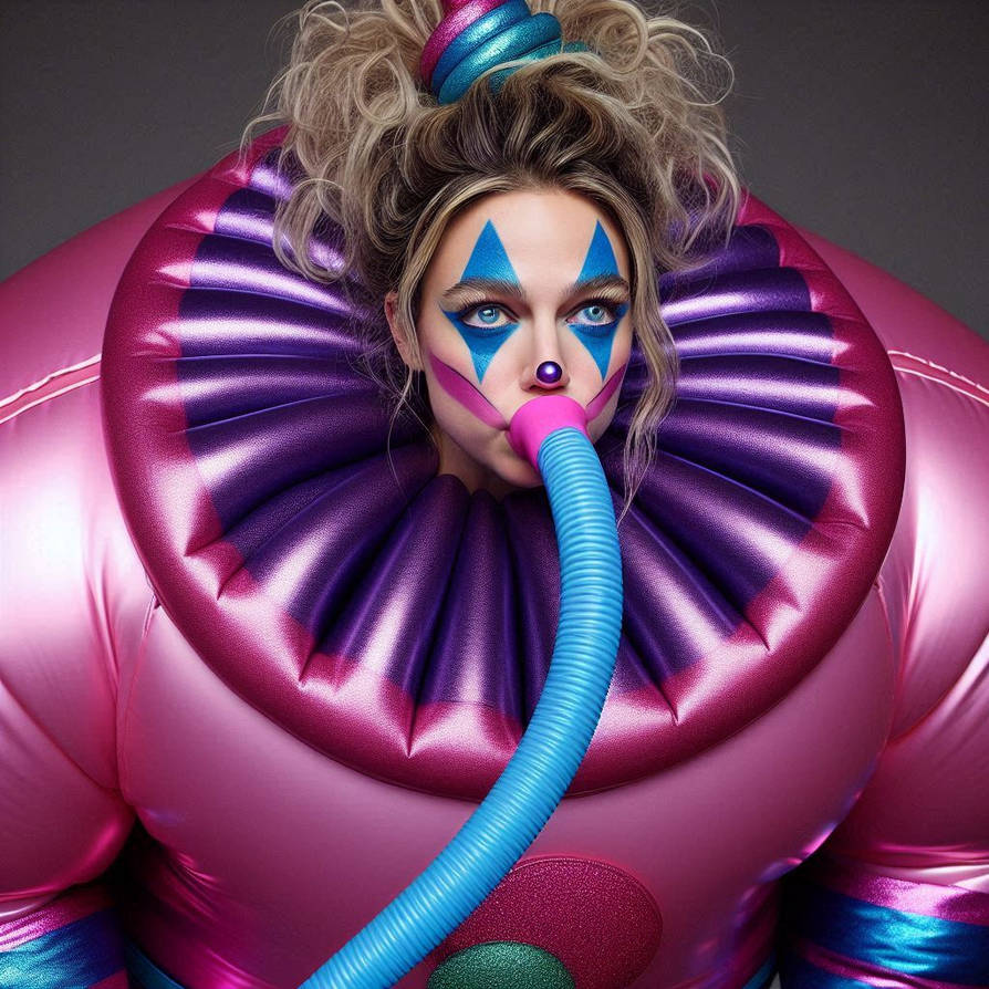 inflated clown supergirl by BabsBami on DeviantArt