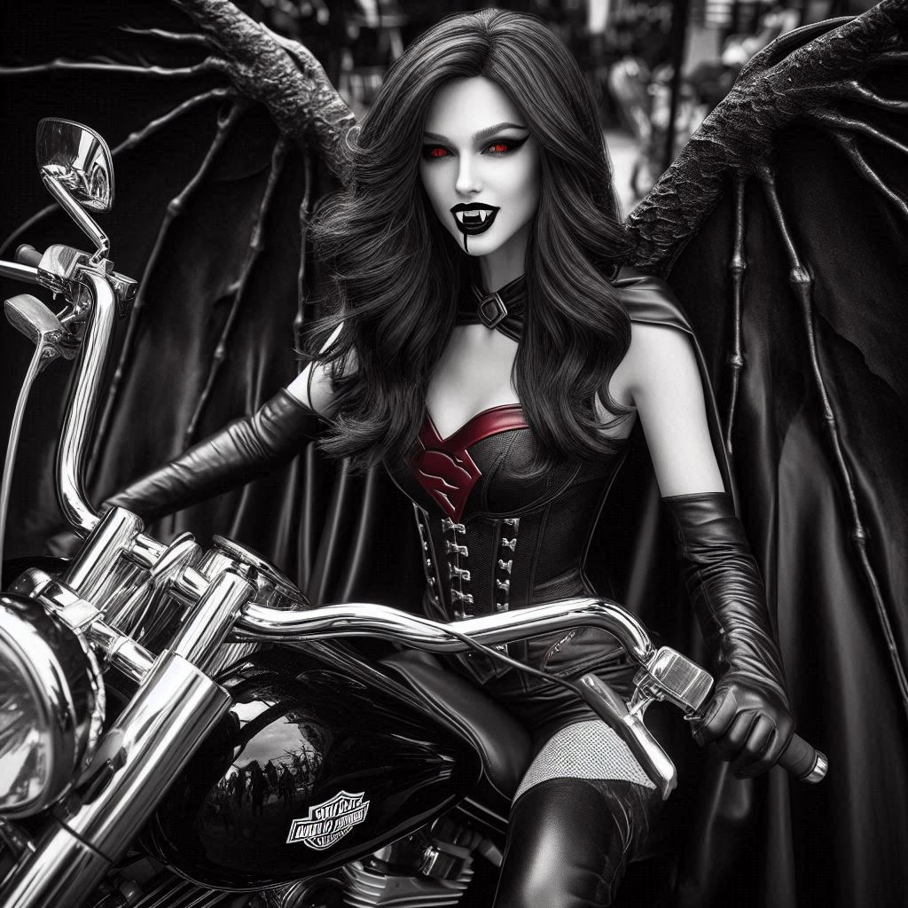 Vampire Riding Motorcycle the biker vampire- EOTW Challenge by Wonderbatkittysiren on DeviantArt
