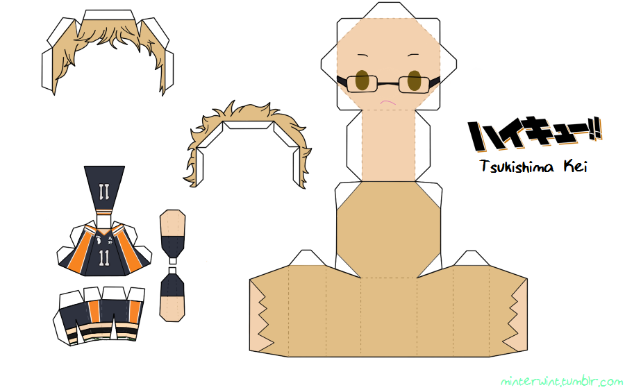 Template - Haikyuu - Tsukishima Kei