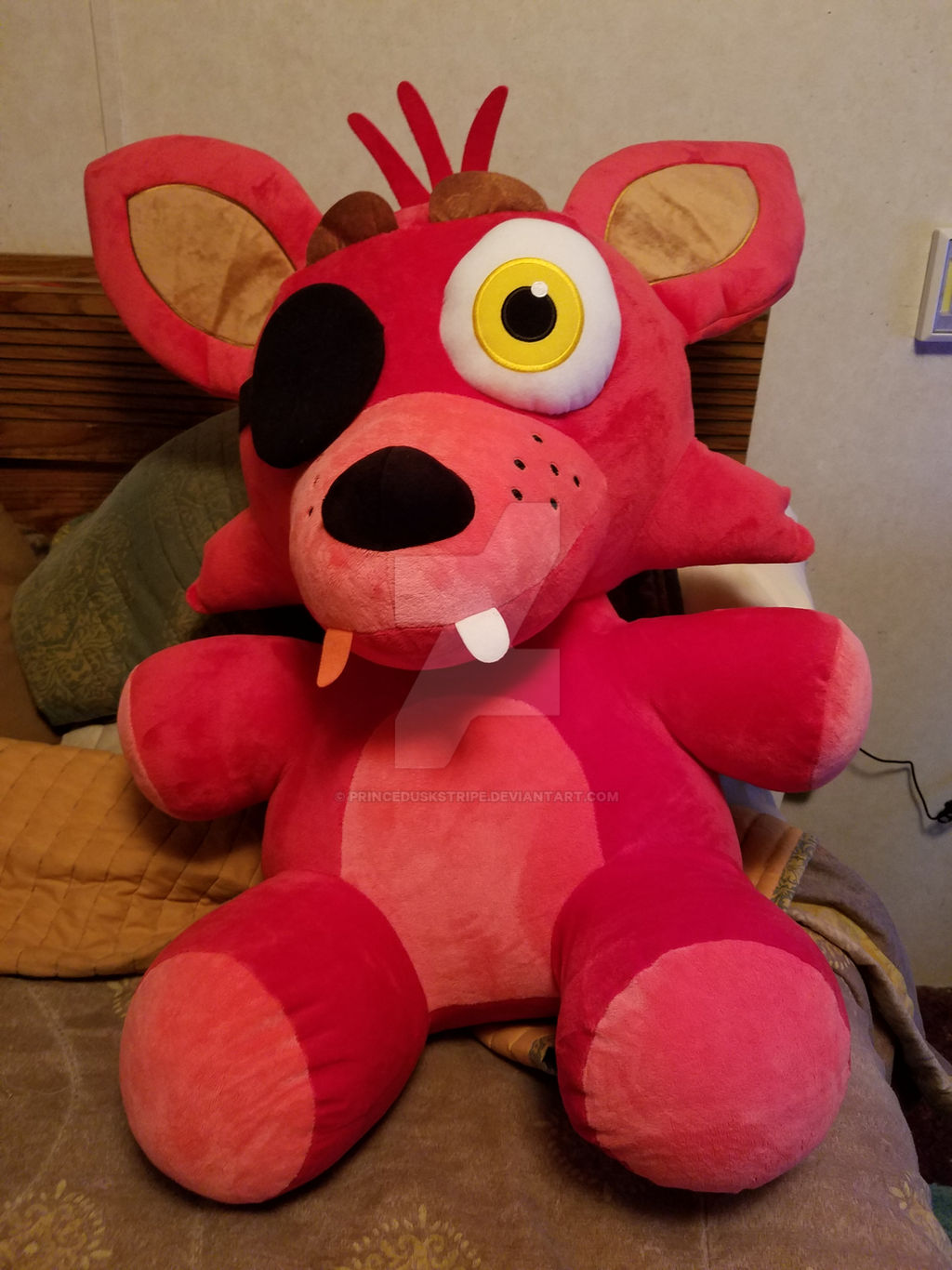 Huge FNAF Foxy 22 Inch Plush by PrinceDuskstripe on DeviantArt