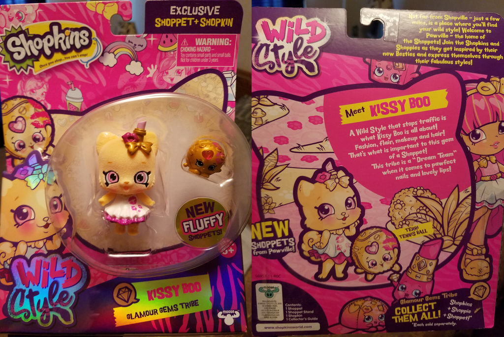 Shopkins Wild Style Kissy Boo and Terri Tennis Bal by PrinceDuskstripe ...
