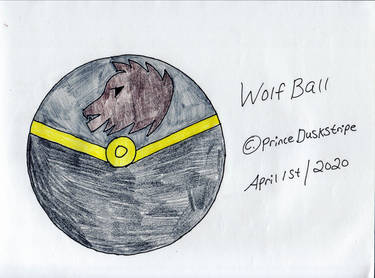 Wolf Pokeball Custom Sketch (Enhanced)