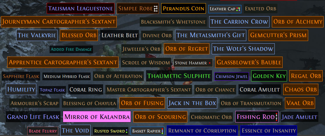 Neverland Path Of Exile Lootfilter By Trapd00r On Deviantart Neverland Path Of Exile Lootfilter By Trapd00r On Deviantart