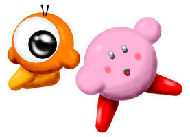 Kirby and Waddle Doo