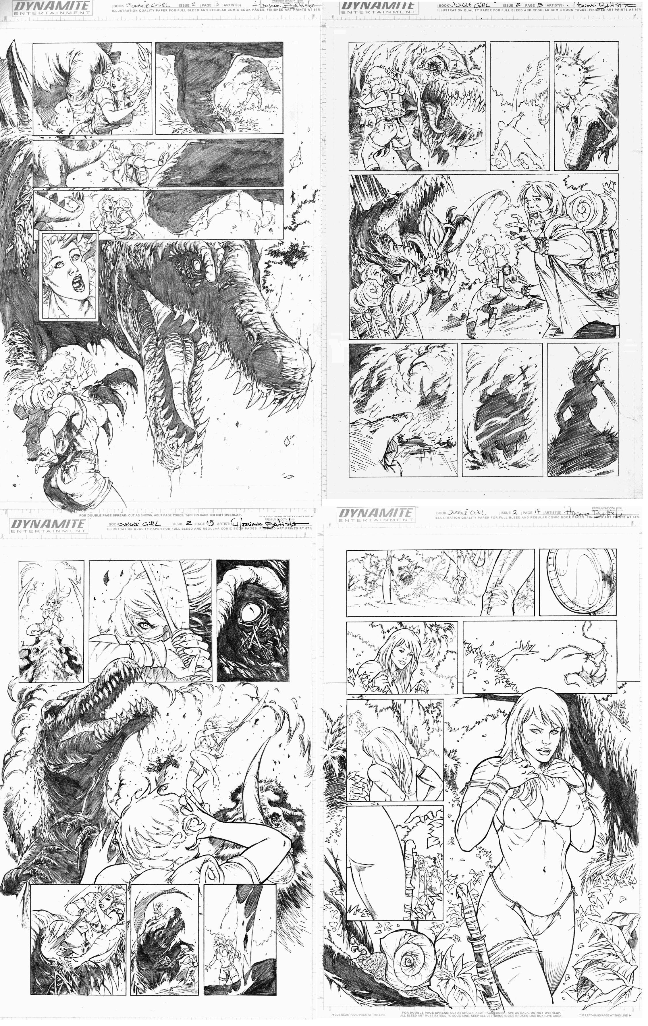 Jungle Girl 2 pages