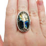 Labradorite tree ring