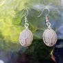 White Tree of Gondor earrings