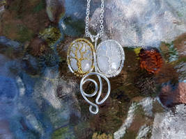 Trees of Valinor necklace