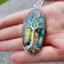 Labradorite necklace