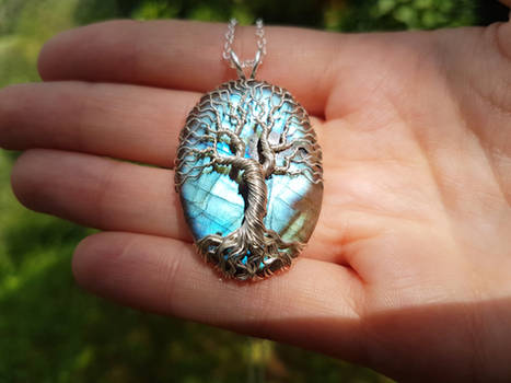 Labradorite pendant.