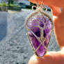 Amethyst pendant.