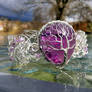Amethyst bracelet.