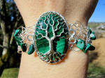 Malachite bracelet. by jessy25522