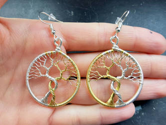 The Two Trees earrings.