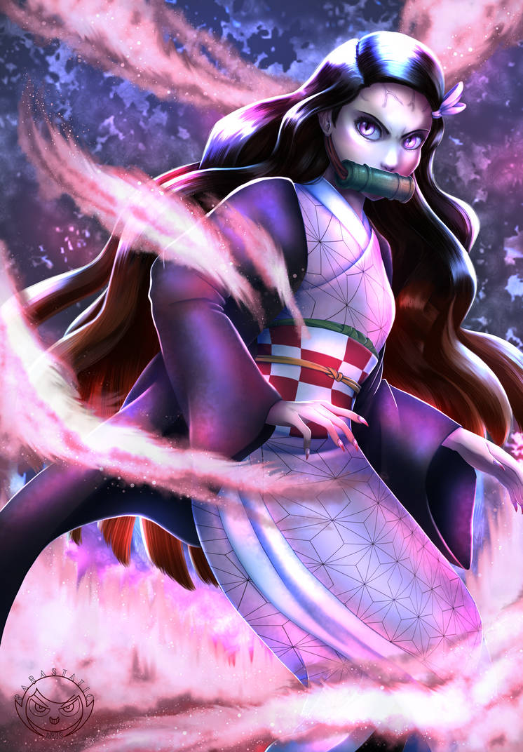 Slayerm8 Demon Slayer Fan Art Nezuko by Parastatic on DeviantArt