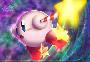 Kirby Fan Art Star Rod Flip