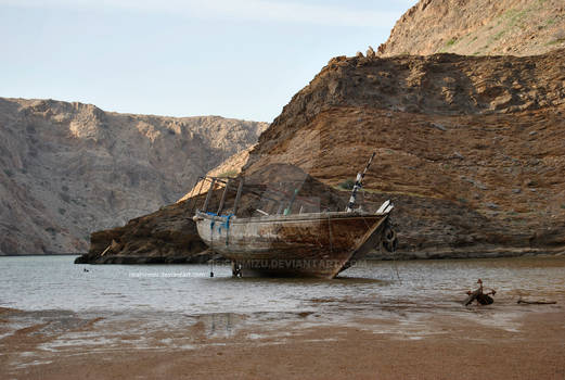 Oman - Lonely Boat