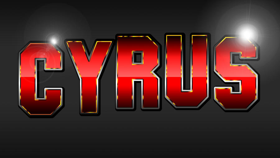 Cyrus Lettering cyrus by DuctTapeShyguy on DeviantArt