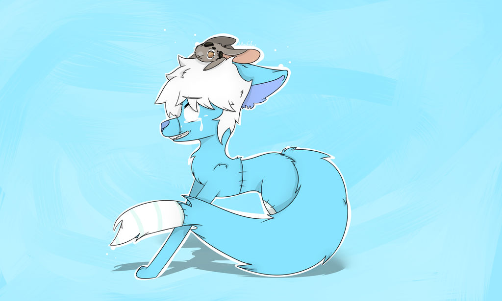 Deviantart Sad Rabbids Blue Sad\rabbit by AimiFukui on DeviantArt