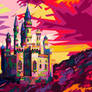 WPAP of Fantasy Hollywood Castle