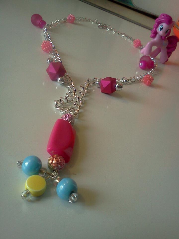 Pinkie Pie Inspired Necklace