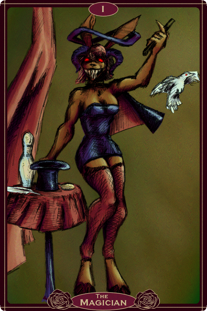 The Magician Tarot Card Sample