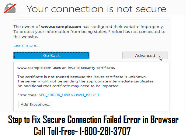 Fix Secure Connection Failed Error in Browser by thomasvolt on DeviantArt