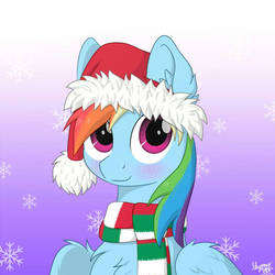 Christmas Rainbow Dash