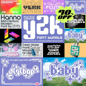 Y2K Font Bundle