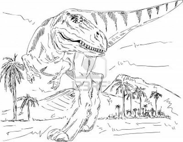 Dibujos de dinosaurios para imprimir y colorea by rubensacr on DeviantArt
